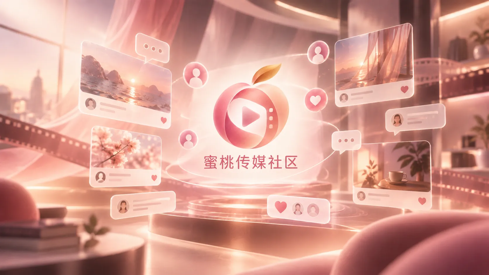 蜜桃视频社区创作交流与视频分享